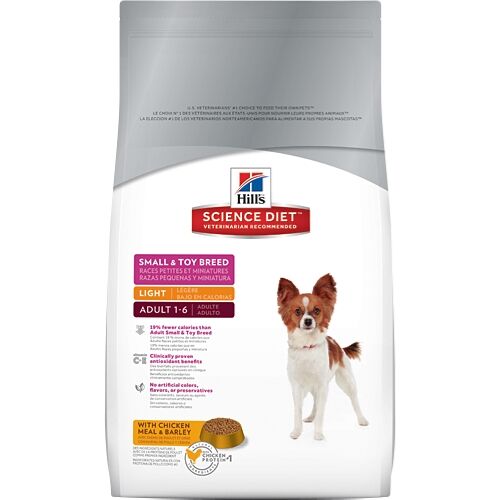 Hill s Small Toy Breed Light Dog Food Chicken Barley Adult