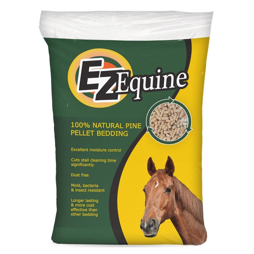 EZ Equine Natural Pine Pellet Bedding 40 Lb Bedding Shavings EZ Equine CAL Ranch