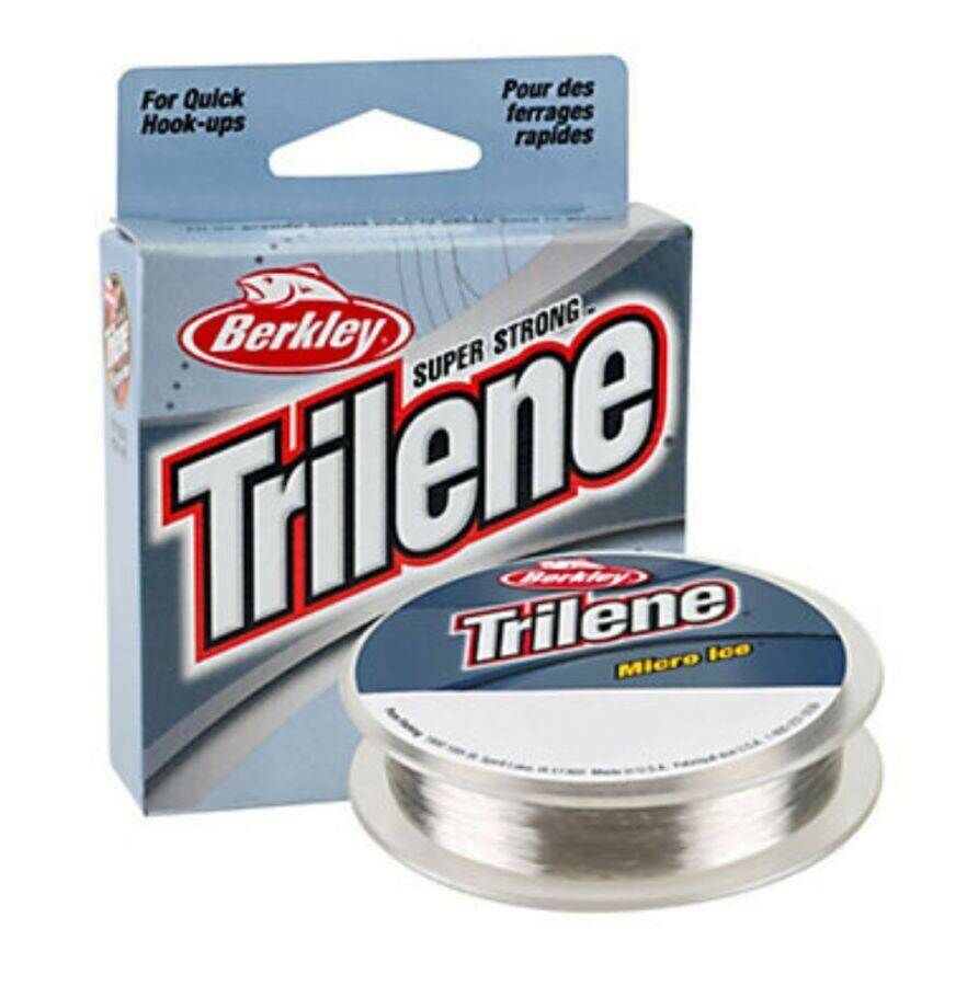 Berkley Trilene Micro Ice Line 4 lb 110Yd - Clear Steel - Tackle